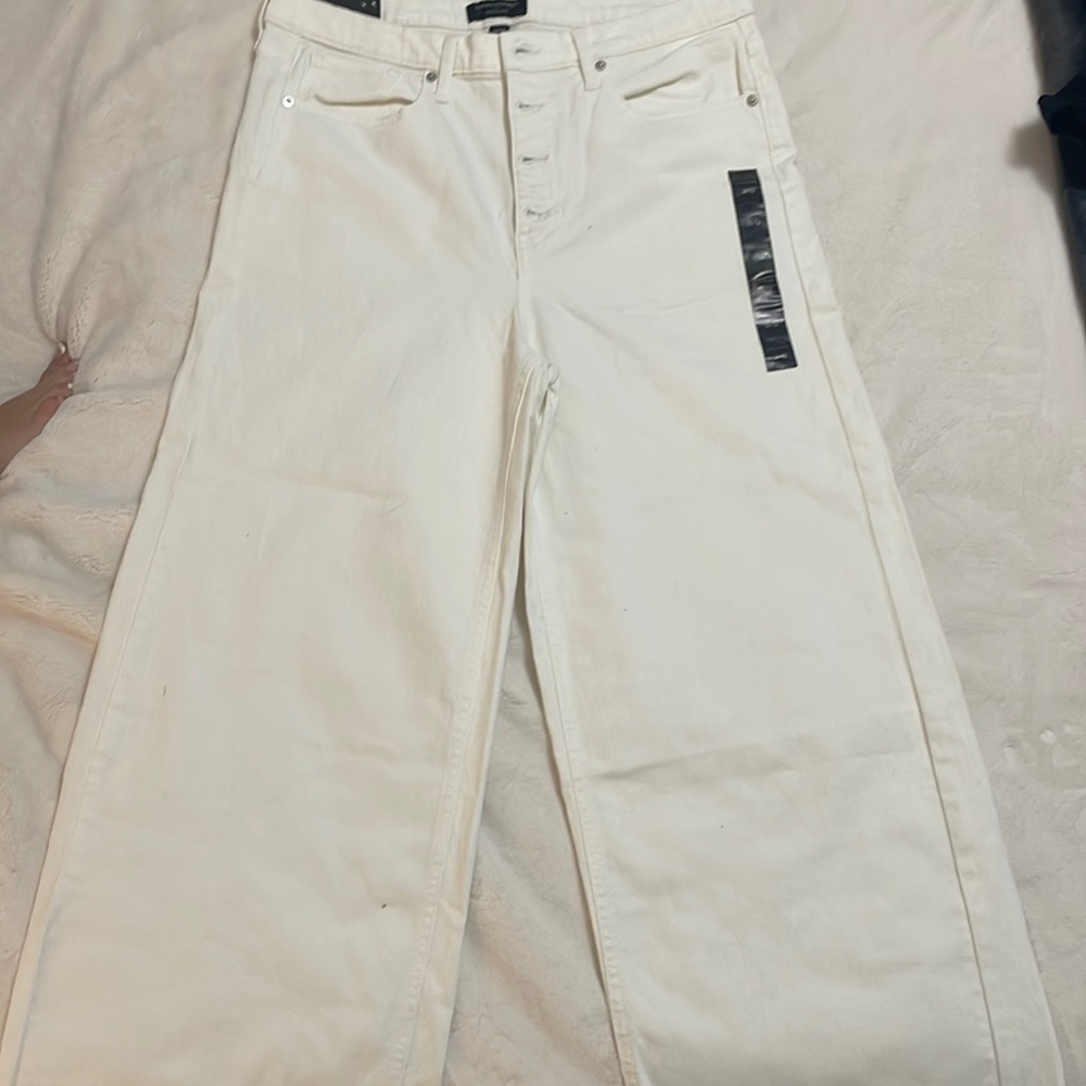 Banana Republic White Wide Leg Crop 31/12